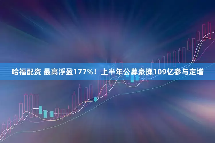 哈福配资 最高浮盈177%！上半年公募豪掷109亿参与定增