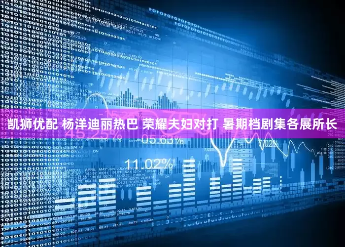 凯狮优配 杨洋迪丽热巴 荣耀夫妇对打 暑期档剧集各展所长