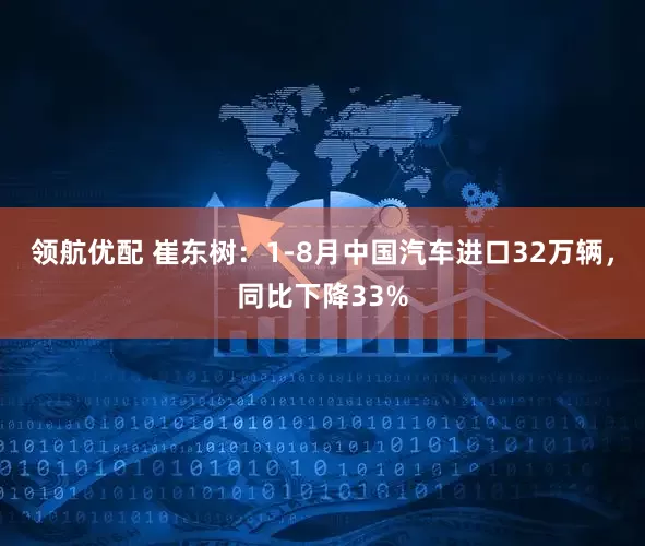 领航优配 崔东树：1-8月中国汽车进口32万辆，同比下降33%